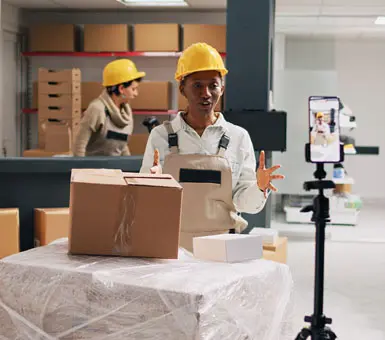 Creacion de contenido para pagina web ecommerce grabando producto en estudio en Queretaro