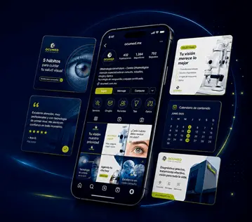 Gestion profesional de redes sociales con calendario editorial, publicaciones, analitica y estrategia digital para empresas desarrollada por Sidci Empresarial.